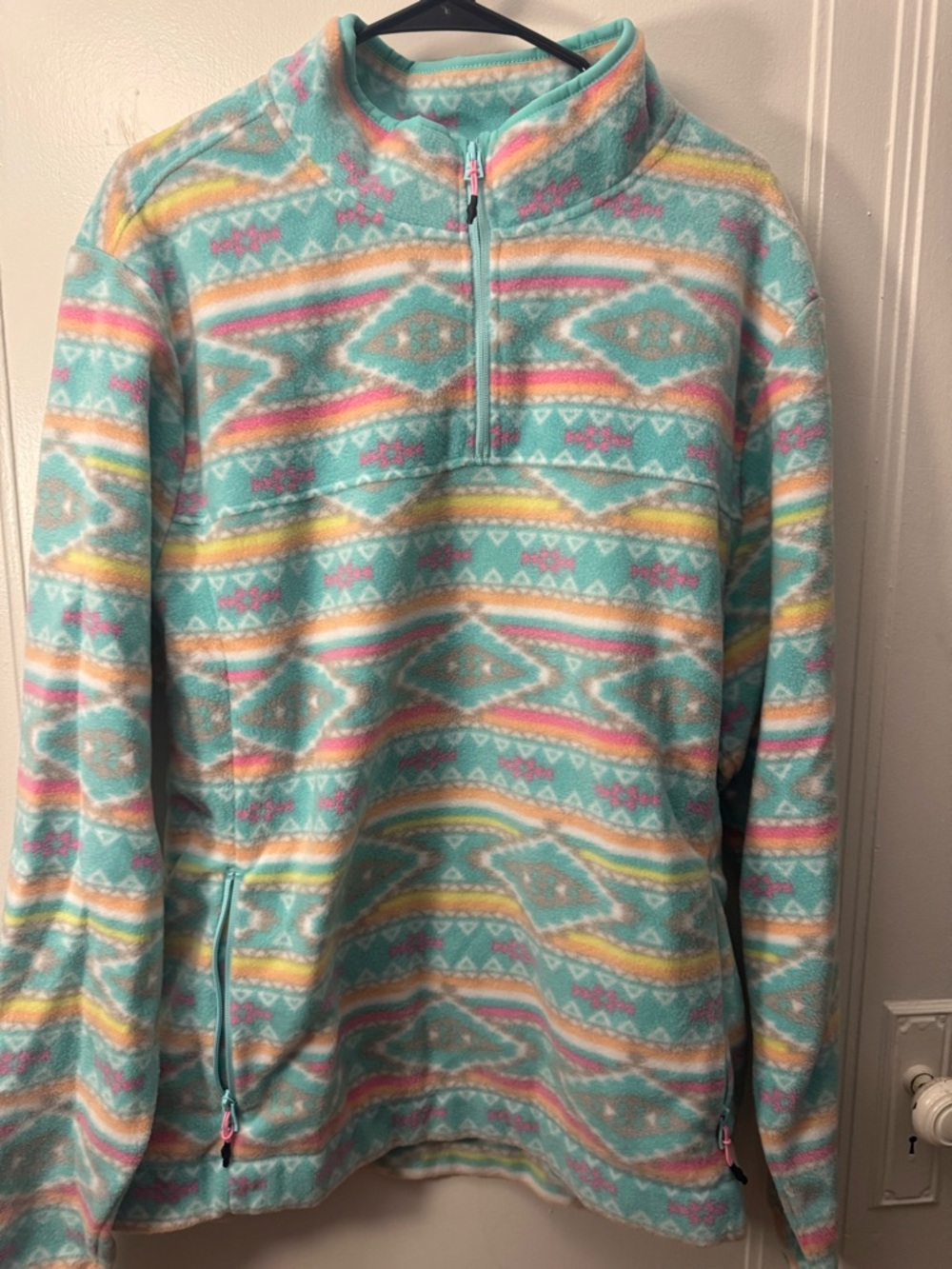 Chubbies Men’s Pastel Aztec Half-Zip Pullover